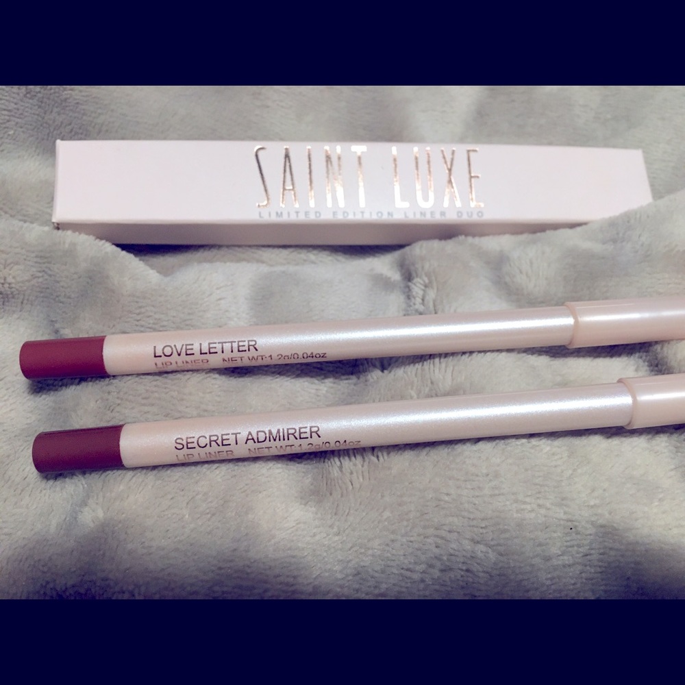 NIB BRAND NEW SAINT LUXE BEAUTY DUO LIP LINERS
